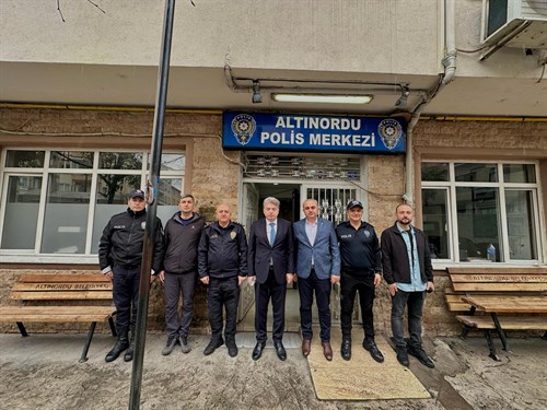 Kaymakam Karahan, İlçe Emniyet Müdürlüğünü Ziyaret Etti. 